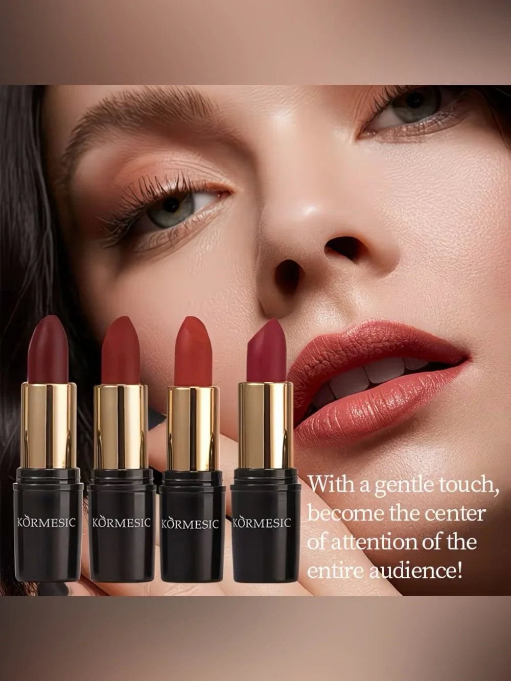 KORMESIC Soft Mist Matte Lipstick BNIB Velvet Long Lasting Lip Color Bundle New